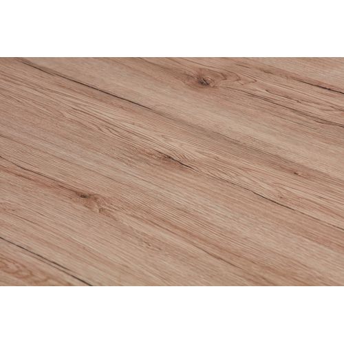 Table L160 avec allonge ROMANCE imitation Pin/ imitation Chêne