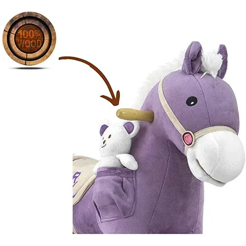 Cheval à bascule en peluche | Maisons du Monde Cheval à bascule en peluche | Maisons du Monde