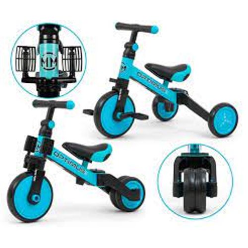 MILLY MALLY - Optimus Max 5in1 tricycle avec barre de guidage vert MILLY MALLY - Optimus Max 5in1 tricycle avec barre de guidage vert