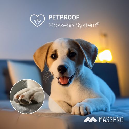 Canapé D'angle Madison Beige En Peluche Avec Fonction De Couchage