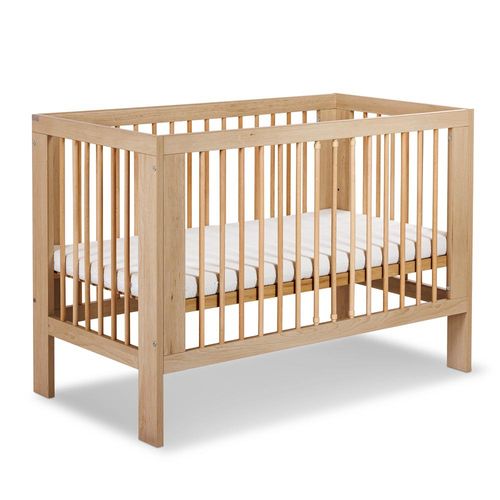 Olivia Lit Bébé à Barreaux 60x120 Bois Sans Tiroir