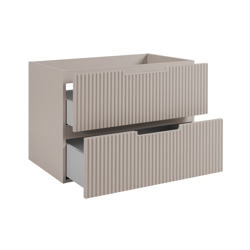 Meuble De Salle De Bain Suspendu Sous Vasque Vena Cachemire 80 Cm