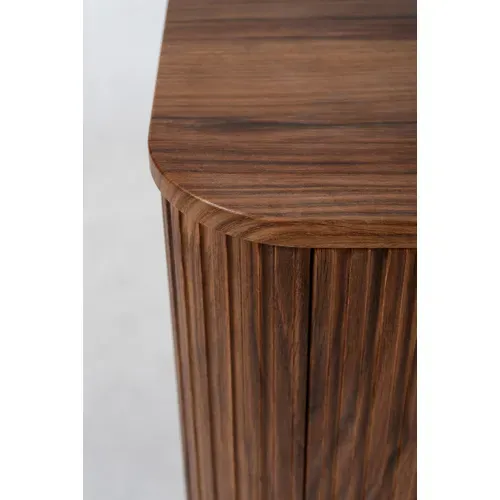 Meuble Sous-vasque Suspendu Glamour 100 Cm – 2 Tiroirs, Finition Noyer Foncé, Design Moderne