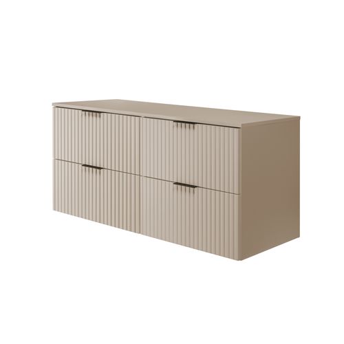 Plan De Toilette En Cachemire – Finition Mate – 120 Cm – Compatible Vena / Flow / Madis