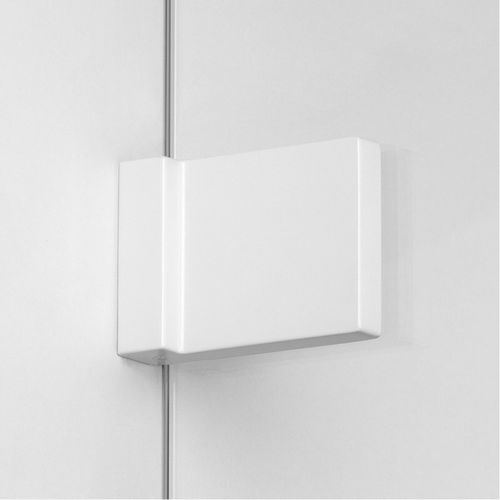 Cabine De Douche  Droite 120x80 Pivotante Santorini White,couleur: Blanc, Accès De Face