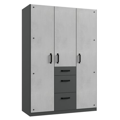 Chambre à Coucher Complète Enfant (lit 90x200 Cm + 1 Chevet + Buffet + Armoire + Étagère )