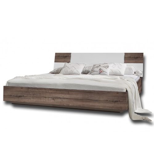 Chambre à Coucher Complète Adulte (lit queen size 160x200 Cm + 2 Chevets + Armoire )