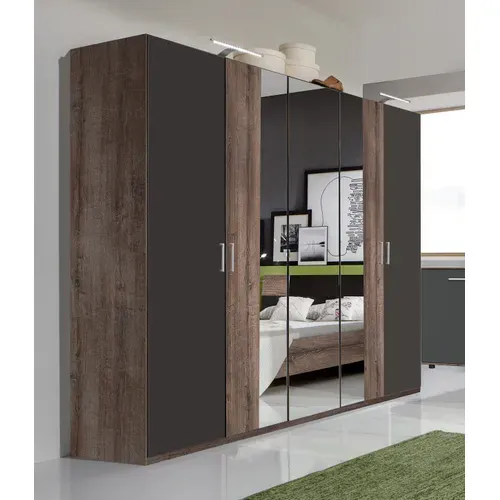 Chambre à Coucher Adulte (lit 140x200 Cm + 2 Chevets + Armoire )