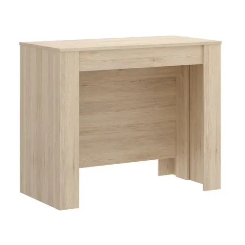 Table Console Extensible En Chêne Naturel - Longueur 54-239 X Hauteur 77 X Profondeur 90 Cm