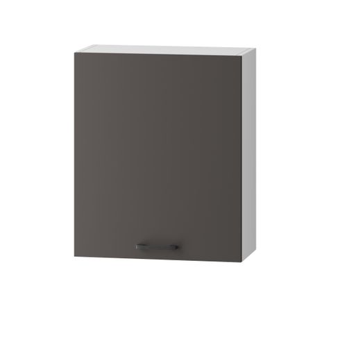 Cuisine Complète Celia 7 Éléments Couleur Gris Mat/chêne Artisan - Longueur 240/180 Cm