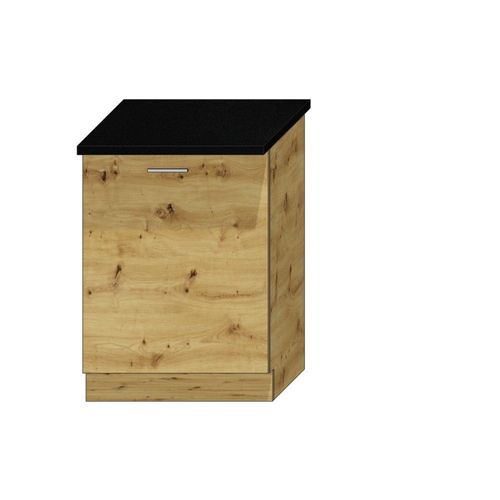 Cuisine Complète Mila 7 Éléments Couleur Chêne Artisan Avec Plan De Travail Inclus