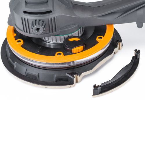 Ponceuse À Plâtre À Main 1400 W LED 360° Sac 12 Disques Abrasifs