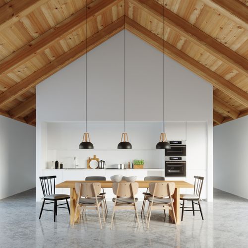 Lampe Pendante Casco Noir/bois Naturel