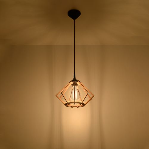 Lampe Suspendue Pompelmo En Bois Naturel