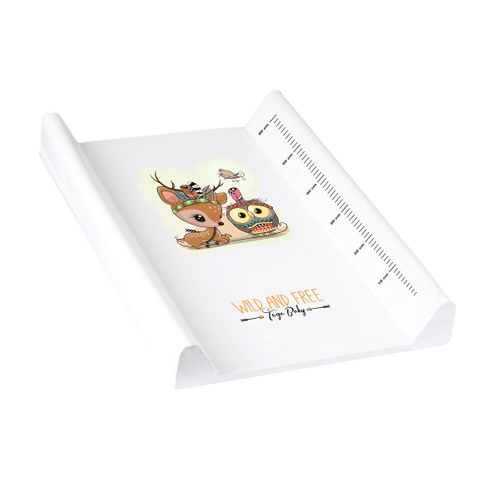 Matelas À Langer Semi-rigide 48,5 X 70 Cm Fixation Pour Lit Blanc Biche
