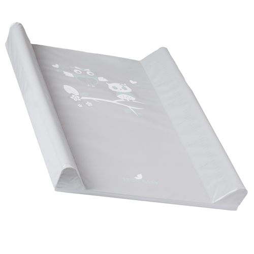 Matelas À Langer Semi-rigide 48,5 X 70 Cm Fixation Pour Lit Gris Owls