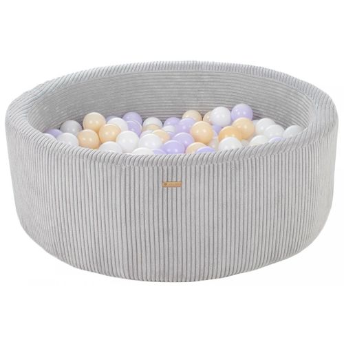 Velinda – Piscine à Balles Bouclée Avec 200 Balles – Aire De Jeu Enfant 80 Cm – Dès 12 Mois – Housse Amovible – Multicolore