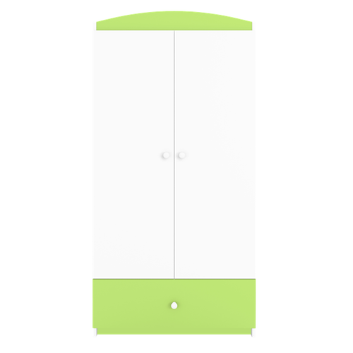 Armoire Enfant 2 Portes Et 1 Tiroir - Pistache