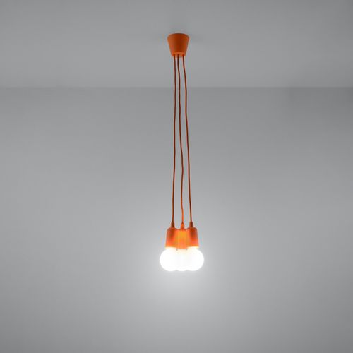 Lampe Pendante Diego 3 Orange