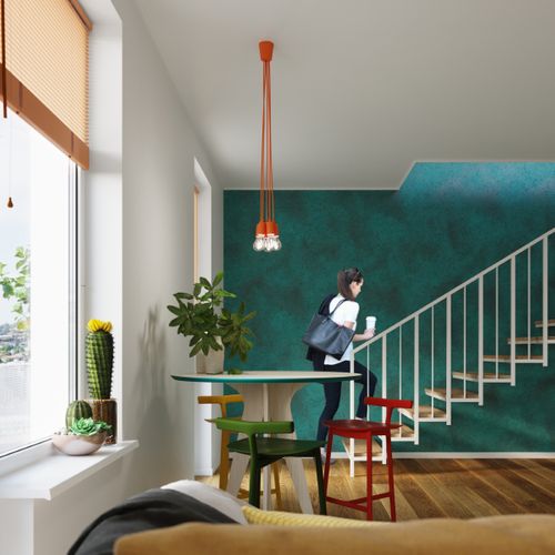Lampe Pendante Diego 3 Orange