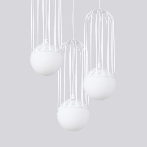 Lampe Suspendue Brina 3p Blanc