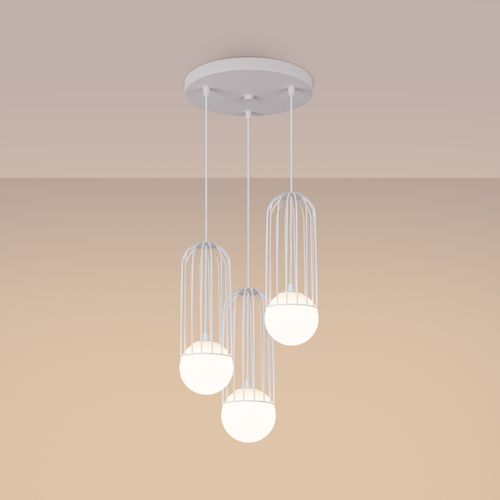 Lampe Suspendue Brina 3p Blanc
