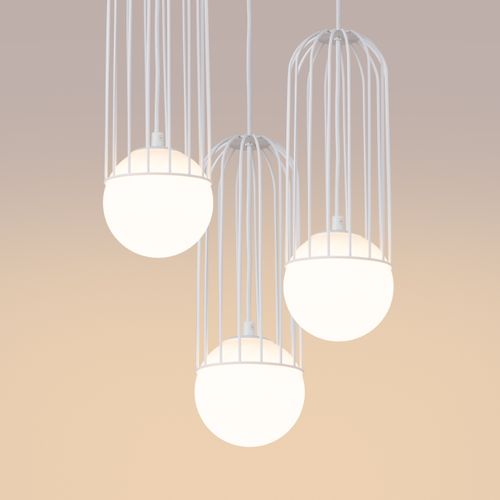 Lampe Suspendue Brina 3p Blanc