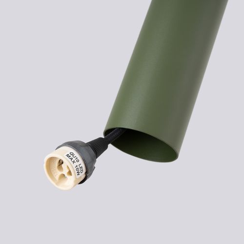 Lampe Pendante Lagos 3p Vert Olive