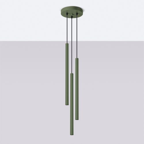 Lampe Pendante Pastelo 3p Vert Olive