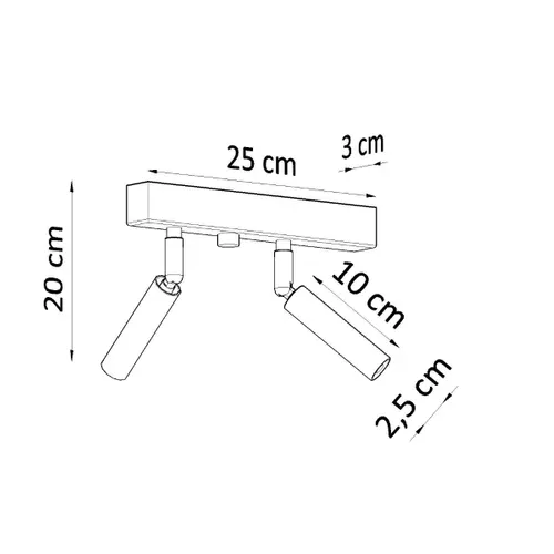 Plafonnier Eyetech 2 Blanc