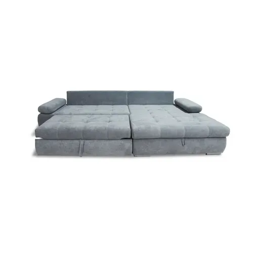Canapé d'angle convertible méridienne droite ARGOS tissu Aston 16 gray