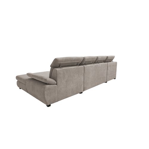 Canapé panoramique convertible COLBY terminal à gauche coloris stone 4