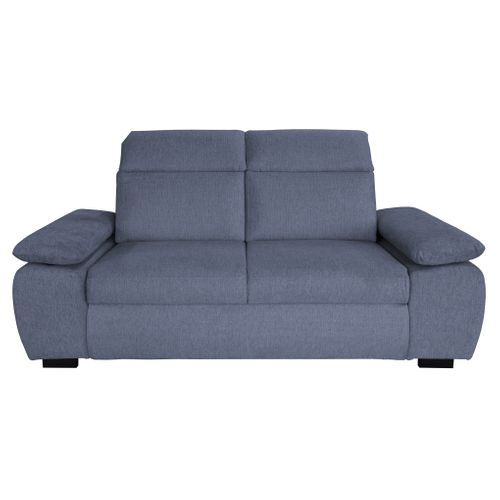 Canapé fixe 2 places COLBY coloris navy