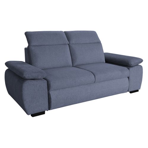 Canapé fixe 2 places COLBY coloris navy