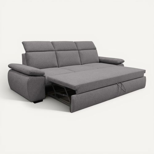 Canapé convertible 3 places COLBY coloris anthracite 19