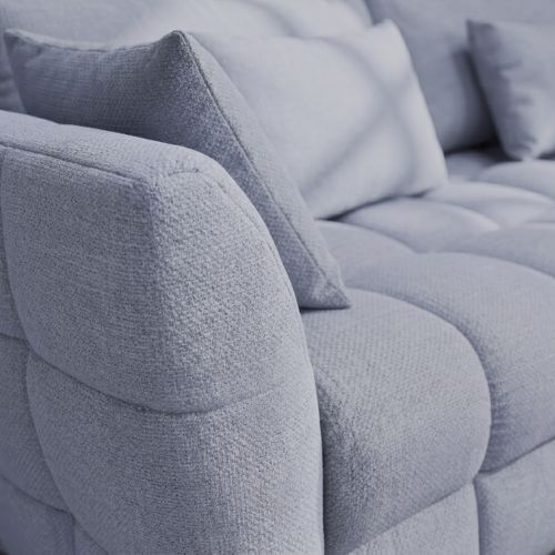 Canapé fixe 4 places CAPSIO coloris gris vue détaillée