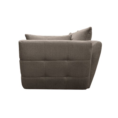 Canapé fixe 4 places CAPSIO coloris beige vue de profil