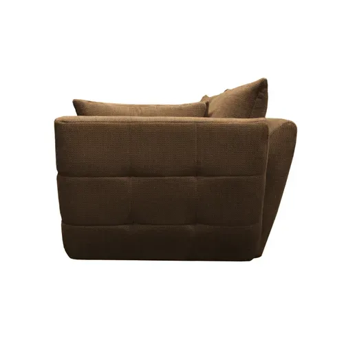 Canapé fixe 4 places CAPSIO coloris rouille