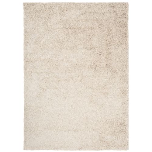 Tapis Salon Beige Uni Moelleux Epais Poil Long Shaggy 300 X 400 Cm