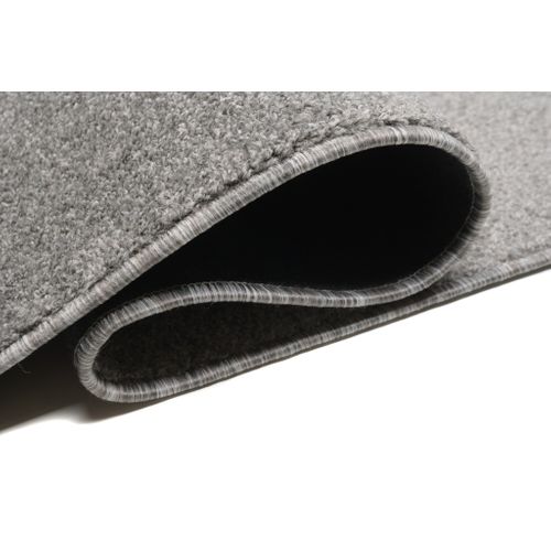 Tapis Séjour Bureau Gris Unicolore Fin Tufté Feutre 120 X 170 Cm
