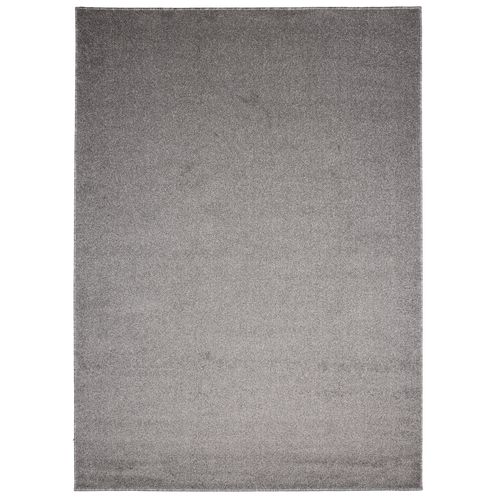Tapis Séjour Bureau Gris Unicolore Fin Tufté Feutre 120 X 170 Cm