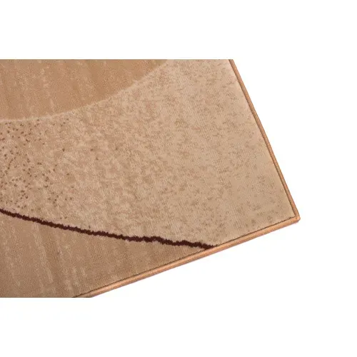 Tapis De Salon Moderne Beige Marron Vagues Fin Dream 200x300