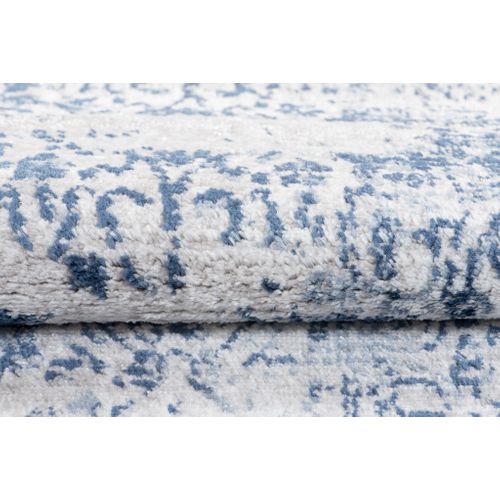 Tapiso Tapis Salon Moderne Bleu Blanc Gris Vintage Doux Sky 180x250
