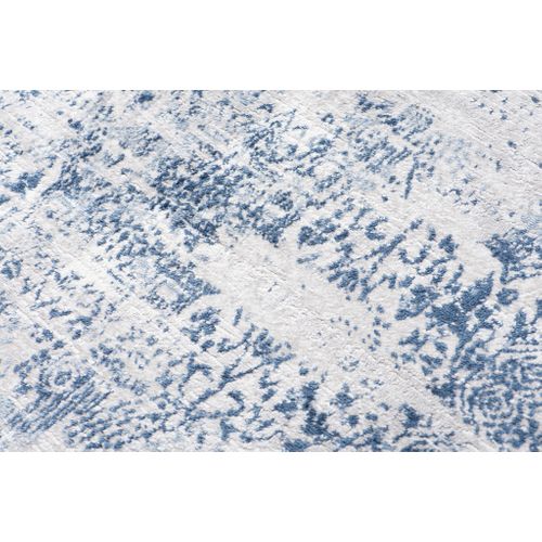 Tapiso Tapis Salon Moderne Bleu Blanc Gris Vintage Doux Sky 180x250