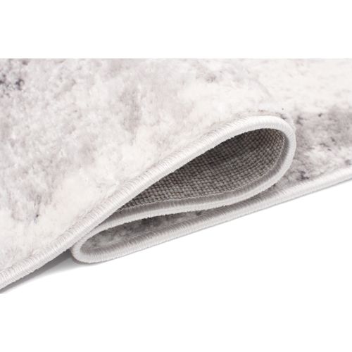 Tapis De Salon Chambre Moderne Gris Clair Crème Vintage Moucheté Doux Sky 160x220
