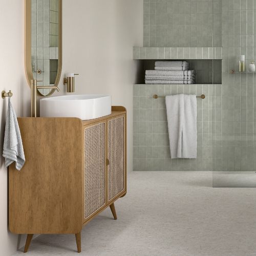 Ciriculus XL Robinet Mitigeur Haut Or Brossé + Bonde