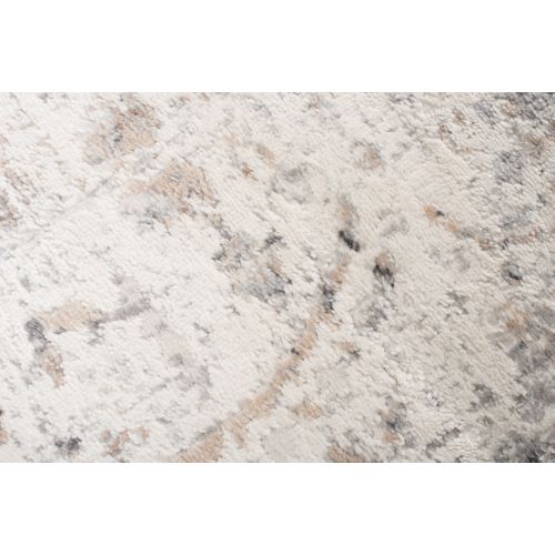 Tapis Salon Vintage Beige Gris Crème Bordé 200x300 Valley