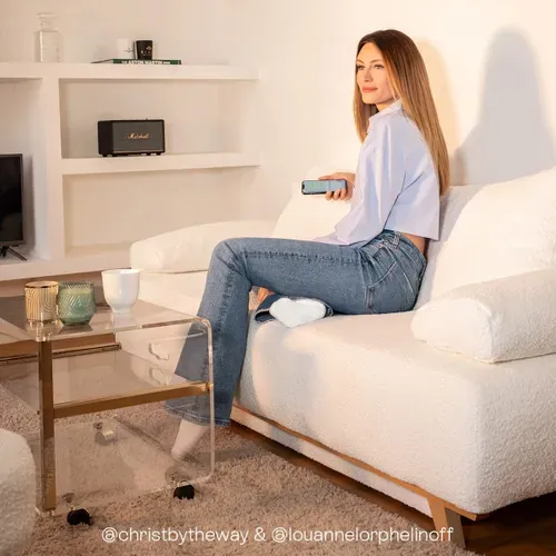 Canapé Convertible 3 Places Avec Coffre De Rangement En Tissu Bouclé Beige - Laria