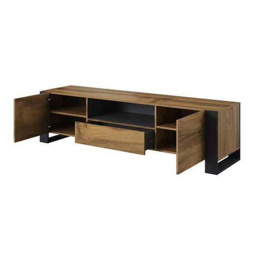 Meuble TV Design Décor Bois Métal 180 Cm Yosh