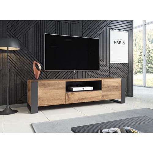 Meuble TV Design Décor Bois Métal 180 Cm Yosh